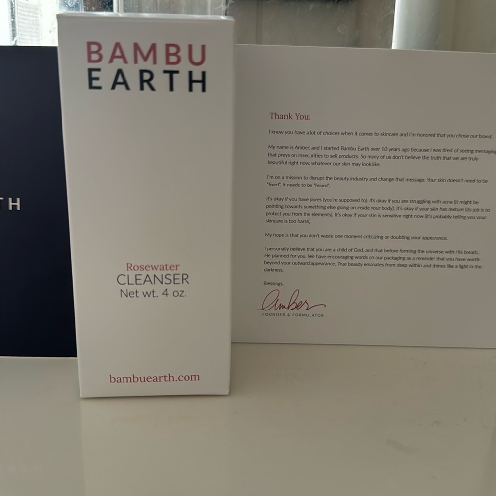 Bambu Earth Rosewater Cleanser